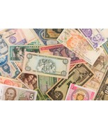 Menge Von 50 Welt Banknoten: Europa, Asien, Zentral &amp; Süd Amerika, Diver... - €113,31 EUR