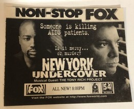 New York Undercover Tv Guide Print Ad Michael DeLorenzo Malik Yoba TPA15 - £4.57 GBP