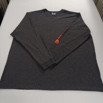 Carhartt K231 CRH Loose Fit Men's Gray Long Sleeve Graphic Logo T-Shirt 3XL Tall image 12