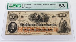 1862 Konföderierte States Note Viertes Ausgabe T-41 PMG Au 53 - £229.60 GBP