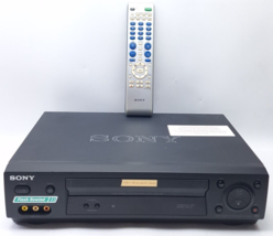 Sony SLV-N500 VHS VCR Video Cassette Recorder Hi-Fi Stereo Flash Rewind w/Remote - £43.93 GBP