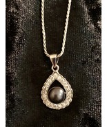C&amp;C Pearls Black Pearl Pendant Necklace - $94.08 CAD