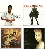 Lot of 4 CDs Diana King Celine Dion - No Cases - £1.59 GBP