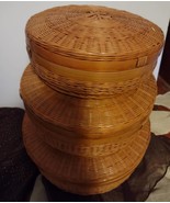 set of three  round nesting baskets - $529.99 MXN