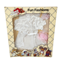 Vintage 1986 Tonka Pound Puppies Fun Fashions Wedding Bride Dress Outfit In Box - £29.61 GBP