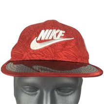 Nike True Youth Palm Smokey Clear Visor Swoosh Snapback Cap Red Hat Embr... - $22.95