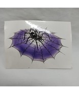 2002 Mr Cartoon Color Street Temp Tattoo #4 Spider On A Web - $20.36 CAD