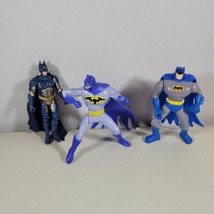 Batman Action Figure Lot Blue Dark Knight and Blue Batman McDonalds Happy Meal - £10.35 GBP