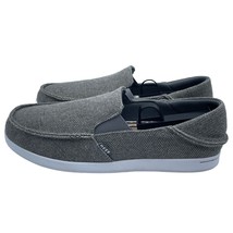 Reef Cushion Matey Gray Casual Canvas Slip On Shoes Cork Mens Size 8.5 - £42.82 GBP