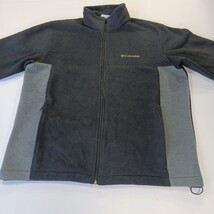 Columbia Sportswear Jacket Fleece Full Zip Casual XM6138 Black/Gray Men’s Size L image 14
