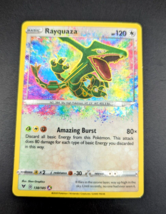 Rayquaza 138/185 Holo Amazing Rare Vivid Voltage Pokemon Card - $592.03 MXN