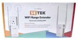 New/Sealed SETEK Wi-fi Extender By Drilltop - Internet Booster - $227.03 MXN