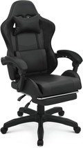 This Black Monibloom Gaming Chair Is Perfect For A Teen&#39;S Office Or Gaming. It - £142.53 GBP