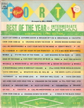 Forty Best of the Year Intermediate Organ - $8.00