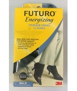 Futuro Energizing Trouser Socks for Women Mild Compression, Black Medium... - $12.86