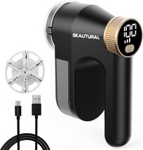 Fabric Shaver, Rechargeable Lint Remover, Portable Sweater Defuzzer, 3 S... - $13.85