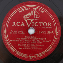 Franz Lehár/Eleanor Steber/Blackton - The Merry Widow/Vilia  12&quot; 78 rpm 11-9218 - £11.22 GBP