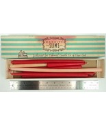 Vintage Colonial Candle Co Handipt Slims 12&quot; Taper Candles &amp; More - Red/... - £11.61 GBP