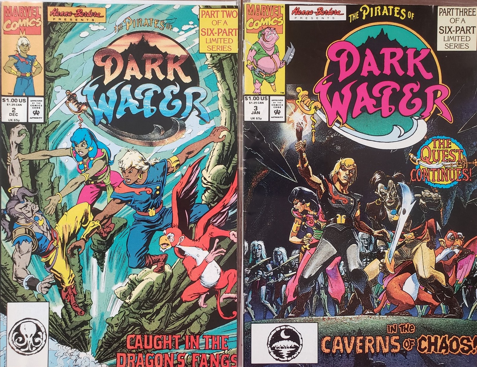 Hanna Barbera The Pirates of Dark Water Part Two & Three of a 6-Part ...