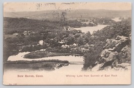 Postcard Whitney Lake From Summit East Rock New Haven Connecticut ca.1906 - £13.54 GBP