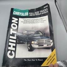 Chrysler Full Size Trucks 1989-96 Paperback Chilton Automotive Ed - $12.86