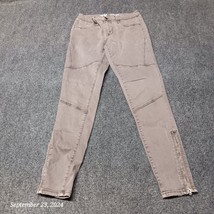 Mossimo Jeans Women 00 / 24 Gray Mid-Rise Jegging Stretch Zip Ankle - $9.95