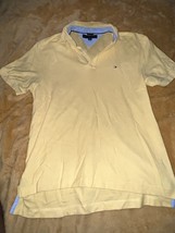 Tommy Hilfiger Yellow Polo Shirt Size Small - $8.23