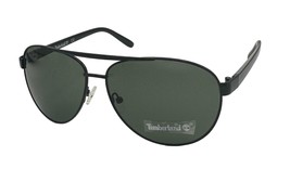 Timberland Men Shiny Black Sunglass Metal Aviator, Green Lens TB7141  1N - £18.03 GBP