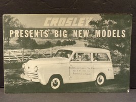 Crosley Presents Big New Models Sales Brochure - £51.09 GBP