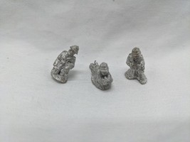 Lot Of (3) Scout Infantry Metal Miniature Soldiers 3/4&quot; - $16.29 CAD