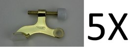 5X Stanley 81-9110 (SP7090) Hinge Pin Doorstops Bright Brass - £6.98 GBP
