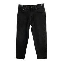Vintage Levis 555 Mens Jeans Size 36x30 Black Pocket Made in USA Vtg - £56.98 GBP