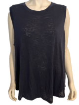 Athleta Navy blue Sleeveless Scoop Neck Top Size 2X - €20,34 EUR