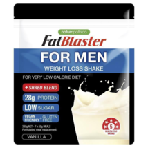 Naturopathica FatBlaster Shake for Men Vanilla Pouch 385g - £69.05 GBP