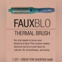 Calista FauxBlo Thermal Brush (Blue Snow Cone) 1.25” Great for Short hair - $47.95