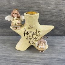 KURT S. ADLER Star Candle Holder Christmas Holiday Religious Angels Amon... - $16.30