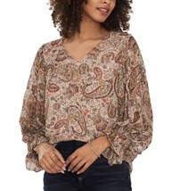 SM Vince Camuto Women&#39;s V-Neck Blouson- Sleeve Blouse BNWTS $79.00 - £27.67 GBP