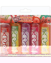 Hot Motion Lotion Kit - 1 Oz Asst. Flavors Pack Of 5 - £17.80 GBP