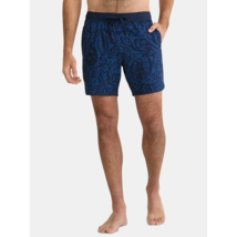 George Men's Dolphin Hem Swim Trunks, 7" Inseam, Estate Blue Size 2XL - $18.80
