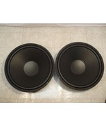 New (2) 15&quot; Subwoofer Replacement Speakers.4 Ohm.Fifteen Inch Bass Sub W... - £128.52 GBP