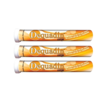 DEQUADIN Citrus Lozenges (Dequalinium) For Sore Throat (24&#39;s) x 3 Tube F... - $25.62