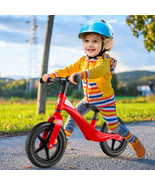 Kids Balance Bike with Rotatable Handlebar and Adjustable Seat Height-Re... - £76.78 GBP
