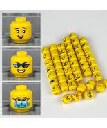 56x Heads with Expressive Facial Features - Build your own minifigure - $14.00