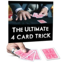 Ultimate 4 Card Trick by George Bradley - Bicycle Packet Trick w/ video learning - £14.96 GBP