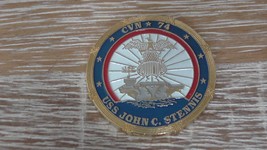 USN USS John C Stennis CVN-74 Commanding Officer Challenge Coin #D138 - $538.72 MXN