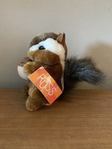 Russ Squirrel Plush - “Scampers” Brown Chipmunk with Acorn Nut - 7&quot; Tall... - $14.84