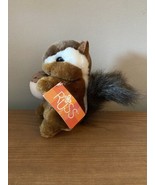 Russ Squirrel Plush - “Scampers” Brown Chipmunk with Acorn Nut - 7&quot; Tall... - $20.20 CAD