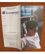 Catalogo cartaceo abbigliamento sport CHAMPION U.s.a. spring summer 1998... - $241.38 MXN