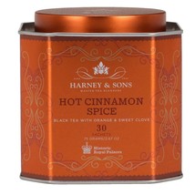Harney &amp; Sons Hot Cinnamon Spice Black Tea Sachets (30ct) - £12.45 GBP