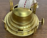 QUEEN ANNE NO. 2 BURNER KEROSENE OIL LAMP  B&amp;P Satin Sheen Brass - $14.69